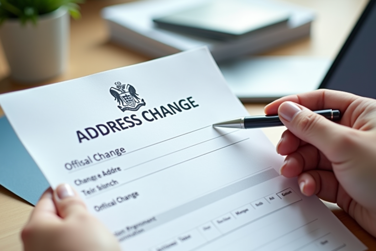 changement adresse