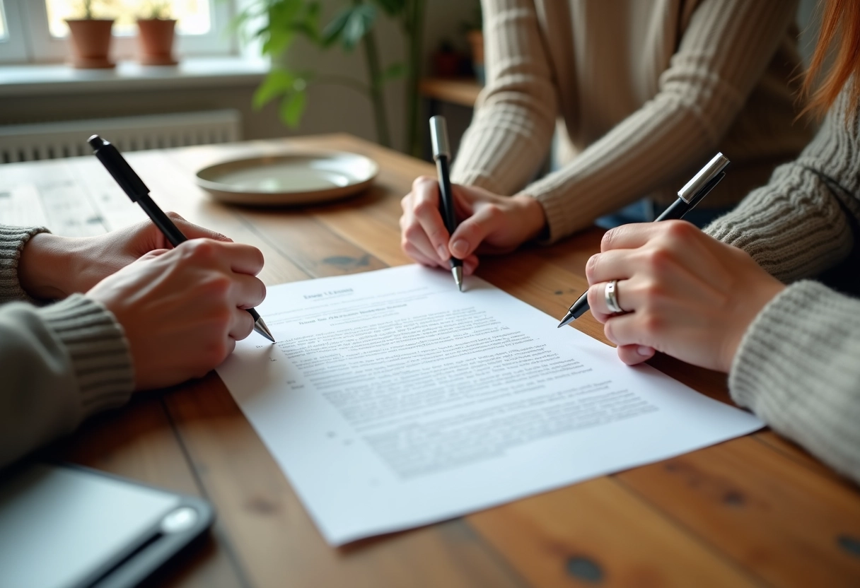 Gros plan sur la signature d